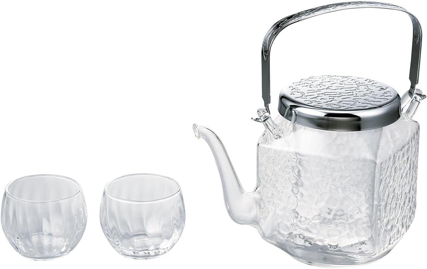 金彩華絵 煎茶湯呑セット 伝統工芸士「江口天童」作 金龍窯 金彩華絵